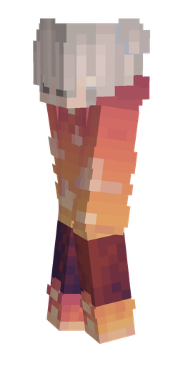 Orange skin: body, left side render