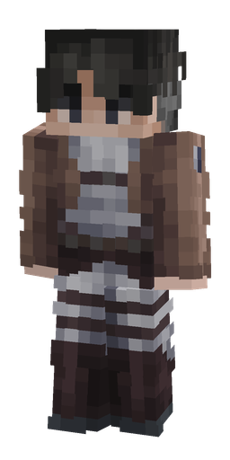 Black skin: body, front render