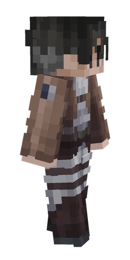 Black skin: body, right side render
