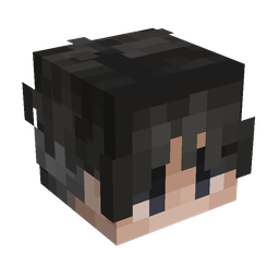 Black skin: head render