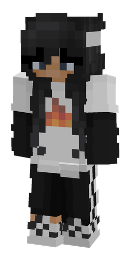 Black skin: body, front render