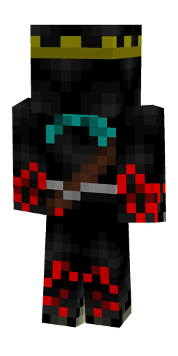 Black skin: body, back render