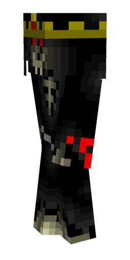 Black skin: body, left side render