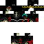 Black skin: raw texture render
