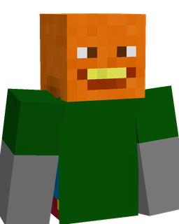 Blue skin: bust render