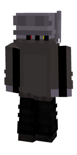 Black skin: body, back render