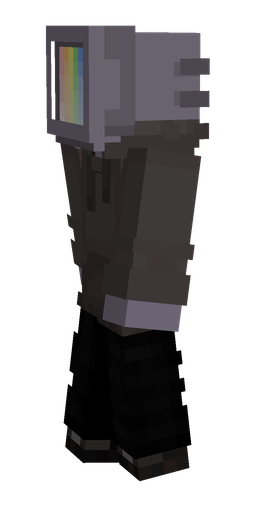 Black skin: body, left side render