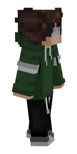 Black skin: body, right side render