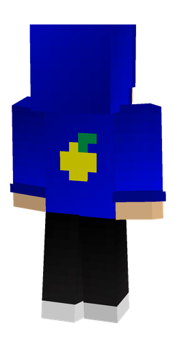 Black skin: body, back render