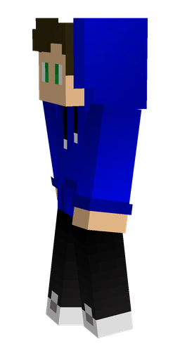 Black skin: body, left side render