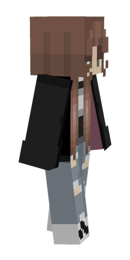 Black skin: body, right side render