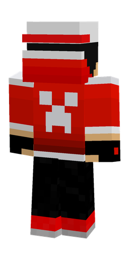 Black skin: body, back render