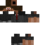 Black skin: raw texture render