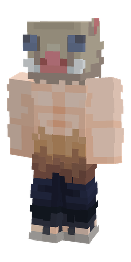 Blue skin: body, front render