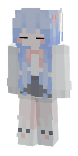 Blue skin: body, front render