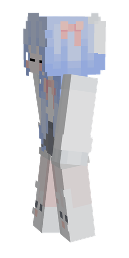 Blue skin: body, left side render