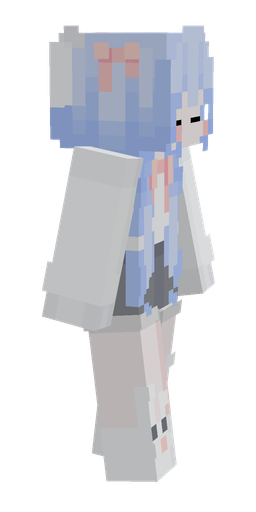 Blue skin: body, right side render