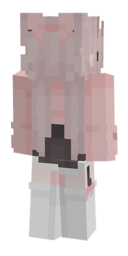 Pink skin: body, back render