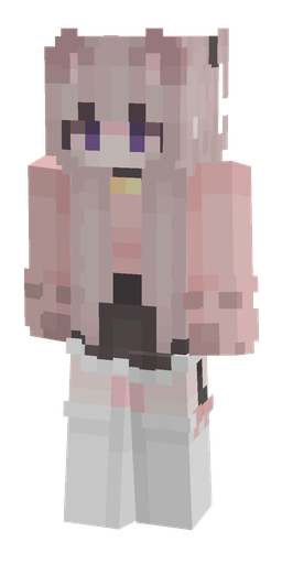 Pink skin: body, front render