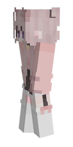 Pink skin: body, left side render