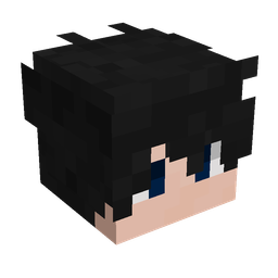 Black skin: head render