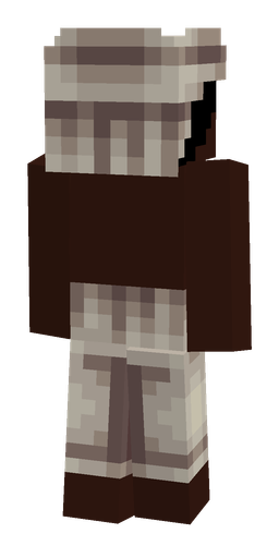 Orange skin: body, back render
