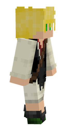 Black skin: body, right side render