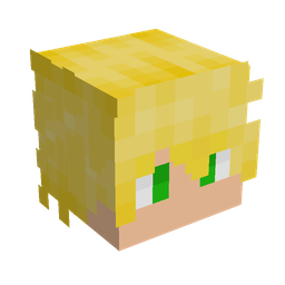Black skin: head render