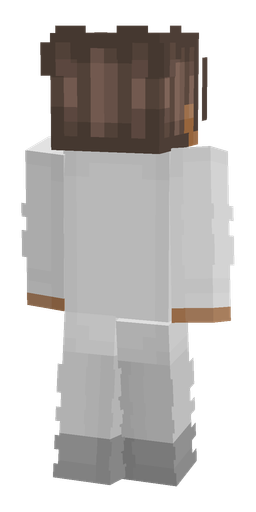 Brown skin: body, back render