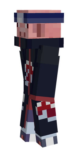 Black skin: body, left side render
