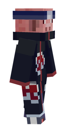 Black skin: body, right side render
