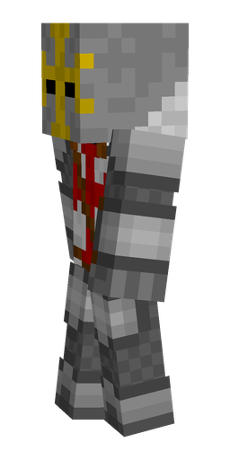 Black skin: body, left side render
