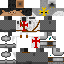 Black skin: raw texture render