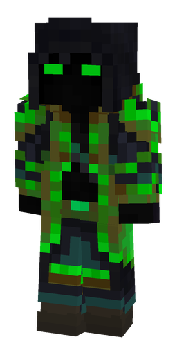 Black skin: body, front render