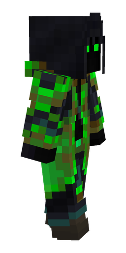Black skin: body, right side render