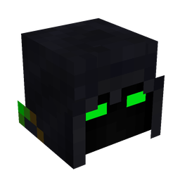 Black skin: head render