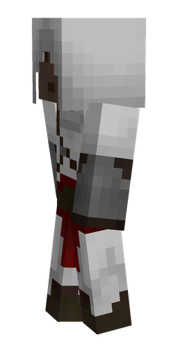 Brown skin: body, left side render