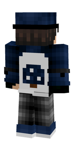Black skin: body, back render