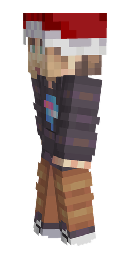 Black skin: body, left side render