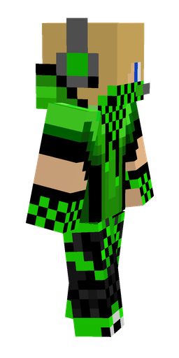 Black skin: body, right side render