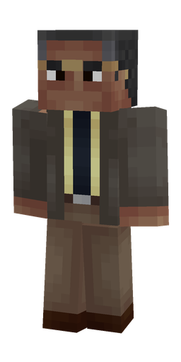 Black skin: body, front render