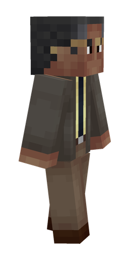 Black skin: body, right side render
