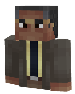 Black skin: bust render
