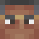 Black skin: face render
