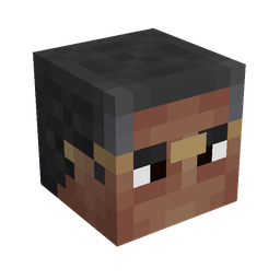 Black skin: head render