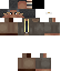 Black skin: raw texture render