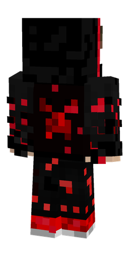 Black skin: body, back render