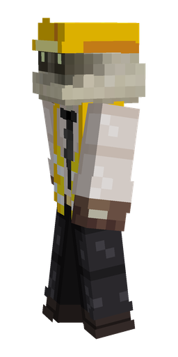 Black skin: body, left side render