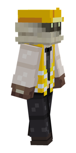 Black skin: body, right side render