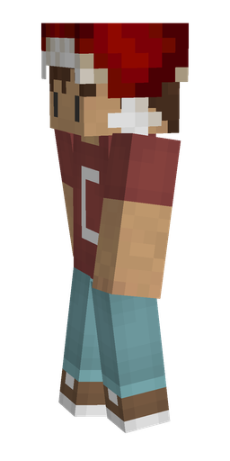 Blue skin: body, left side render